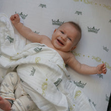 Load image into Gallery viewer, Royal Baby Muslin Swaddle Blanket