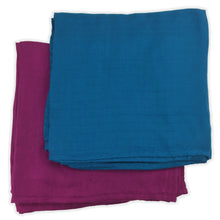 Load image into Gallery viewer, 2 pack - Solids Muslin Swaddles 50"x50"