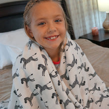 Load image into Gallery viewer, Big Bambino Single Layer Blankets for kids and adults 60"x70" made from Bamboo