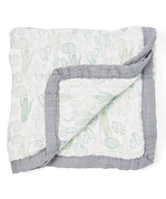 Load image into Gallery viewer, Cactus Triple Layer Bamboo Swaddling Blankets (47&quot;x47&quot;)
