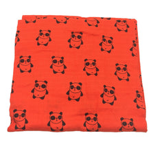 Load image into Gallery viewer, Panda Muslin Swaddle Blanket