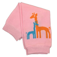 Load image into Gallery viewer, Pink Giraffes Newborn Leg Warmers