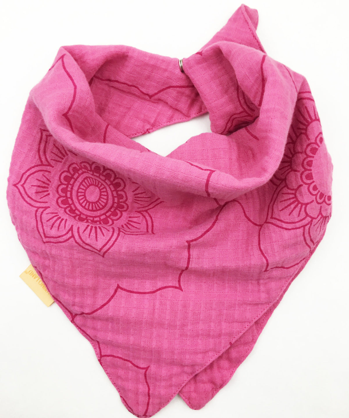 Raspberry Mandala - bandi bib