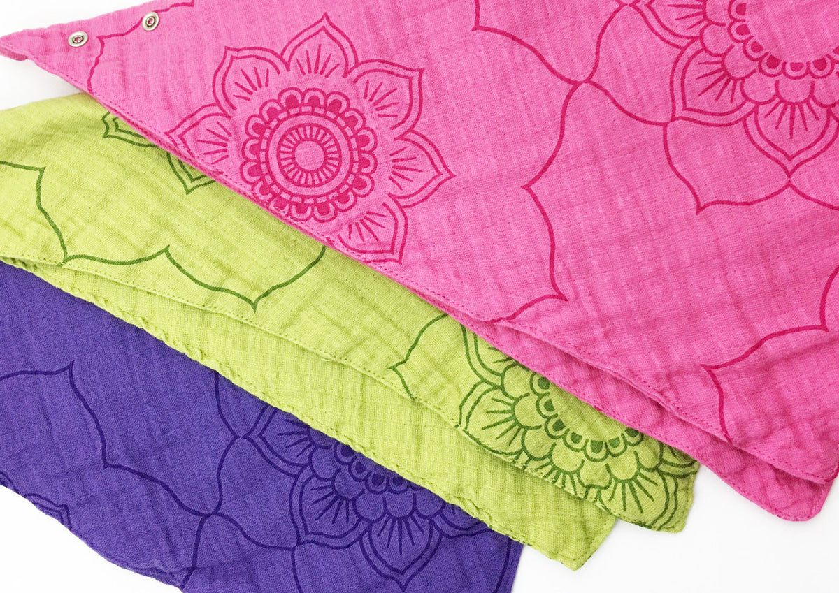 Raspberry Mandala - bandi bib