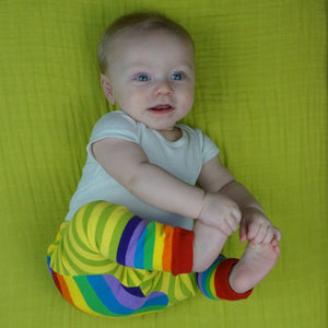 Green Rainbows Baby Leggings (available in 3 sizes)