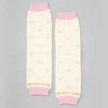 Load image into Gallery viewer, Royal Baby Crown Pink Baby Leg Warmers