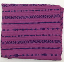 Load image into Gallery viewer, Berry Arrows Muslin Swaddle Blanket