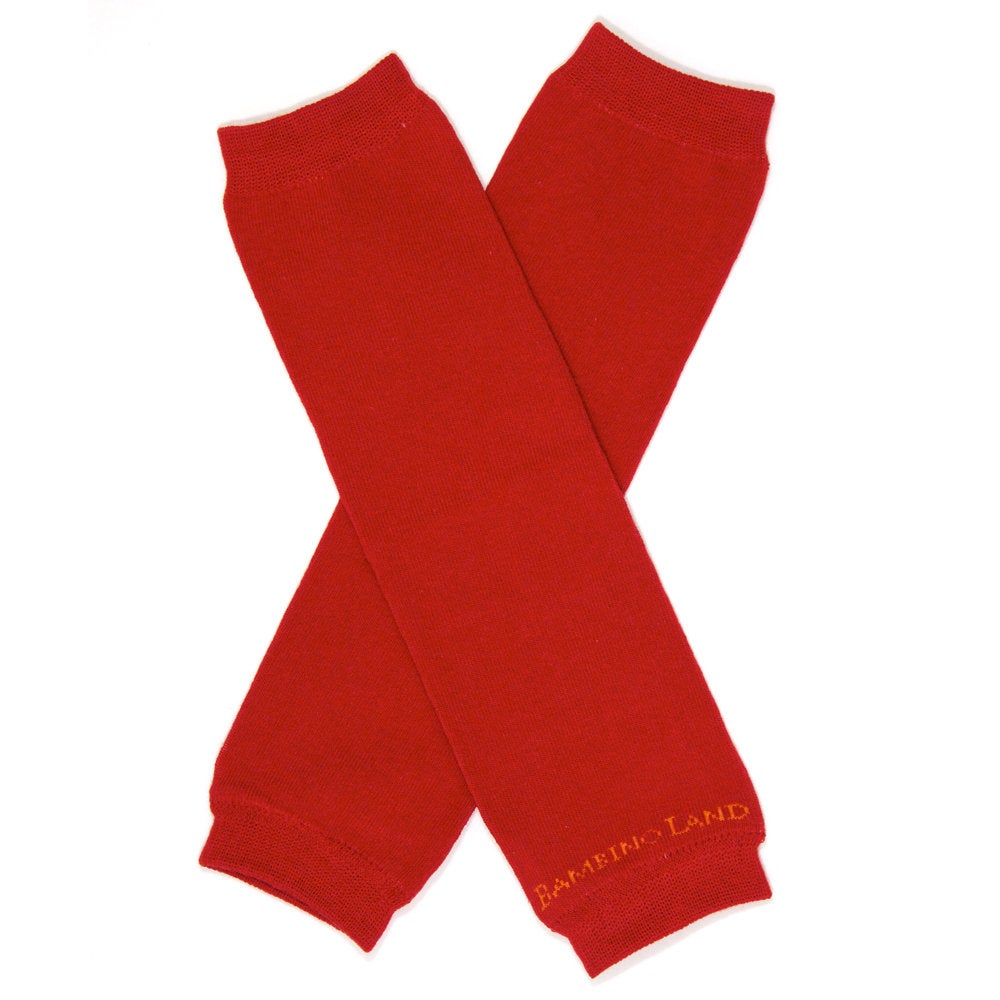Red Baby Leg Warmers