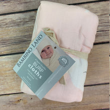 Load image into Gallery viewer, 3 pack Muslin Burp Cloths, Swans