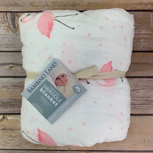 Load image into Gallery viewer, Flamingo, Triple Layers Flamingo Blanket - Satin or Jersey Trim