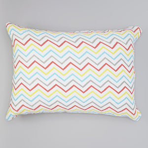 Colorful Chevron Muslin Pillowcase
