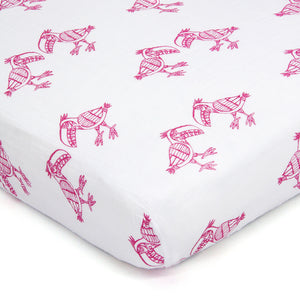 Toucan Fitted Muslin Crib Sheet