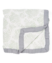 Load image into Gallery viewer, Ferns Triple Layer Bamboo Swaddling Blankets (47&quot;x47&quot;)
