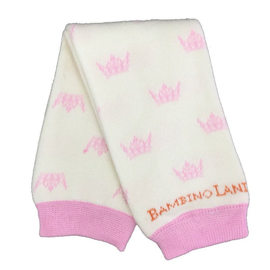 Royal Baby Crown Pink Baby Leg Warmers