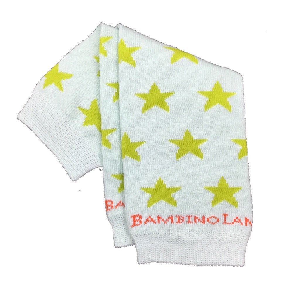 2 Pack - Stars and Stripes Green Newborn Leg Warmers