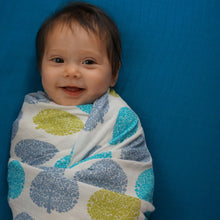 Load image into Gallery viewer, Tree of Life Muslin Swaddle Blanket
