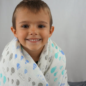 Big Bambino Single Layer Blankets for kids and adults 60"x70" made from Bamboo