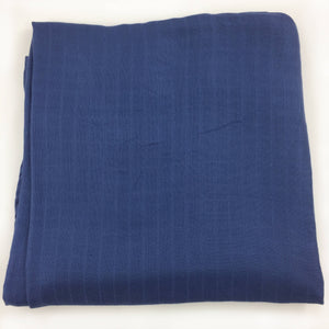 Blue Single Layer Swaddle 50"x50" made from Bamboo, muslin, nursing cover, large size light weight blanket