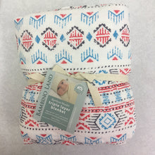 Load image into Gallery viewer, Southwestern Baby Blanket - 3 layers of soft muslin, bamboo/cotton blend. Great for swaddling, nursing cover, travel blanket and more
